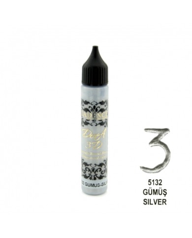 3D BONCUK BOYA-5132-GÜMÜŞ