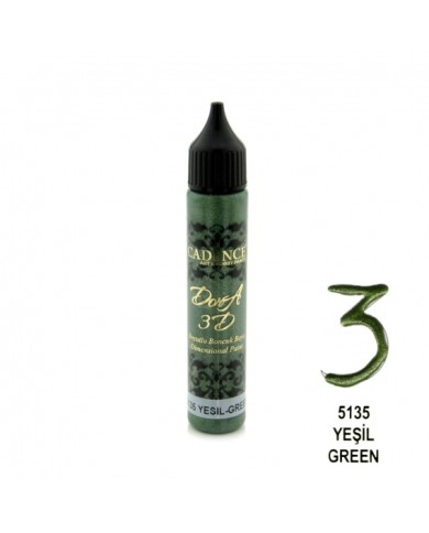 3D BONCUK BOYA-5135-YEŞİL