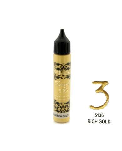 3D BONCUK BOYA-5136-RİCH GOLD