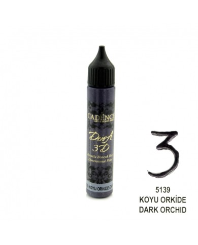 3D BONCUK BOYA-5139-KOYU ORKİDE