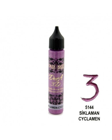 3D BONCUK BOYA-5144-SIKLAMEN