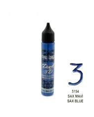 3D BONCUK BOYA-5154-SAX MAVİ