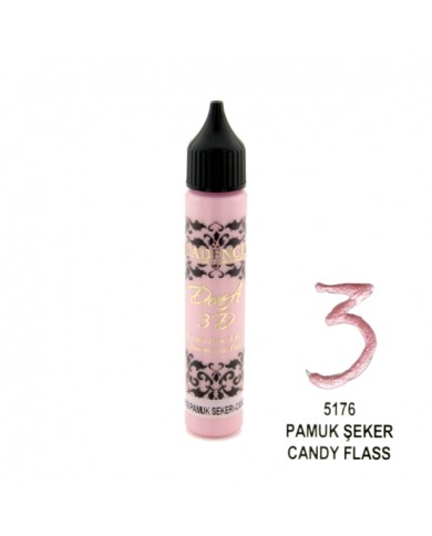 3D BONCUK BOYA-5176-PAMUK ŞEKER