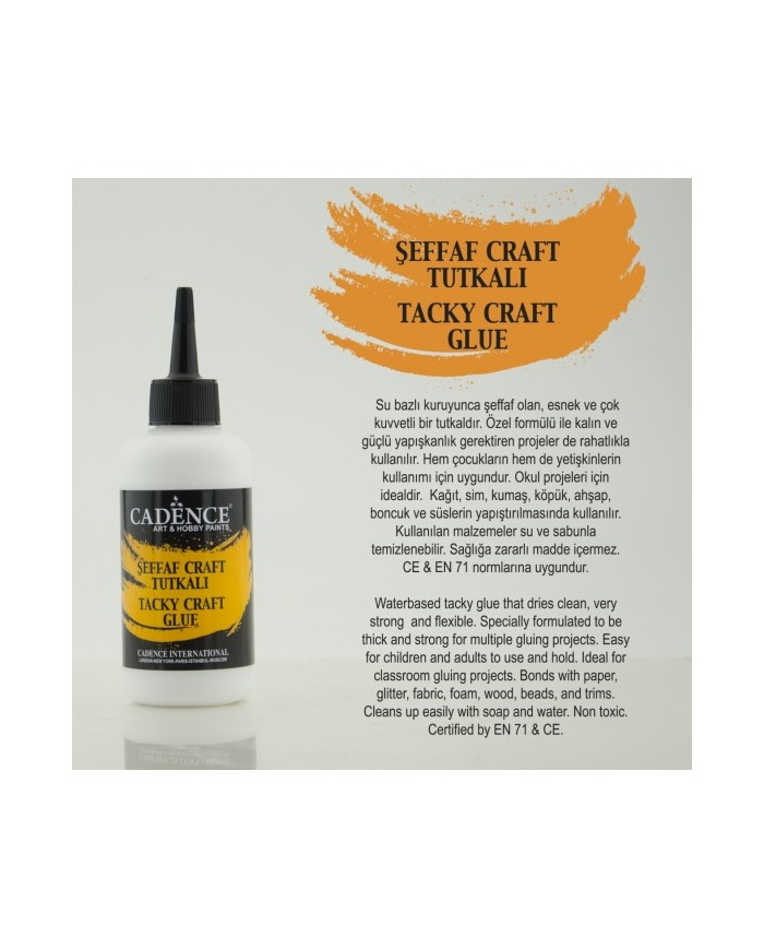 ŞEFFAF CRAFT TUTKALI 150 ML