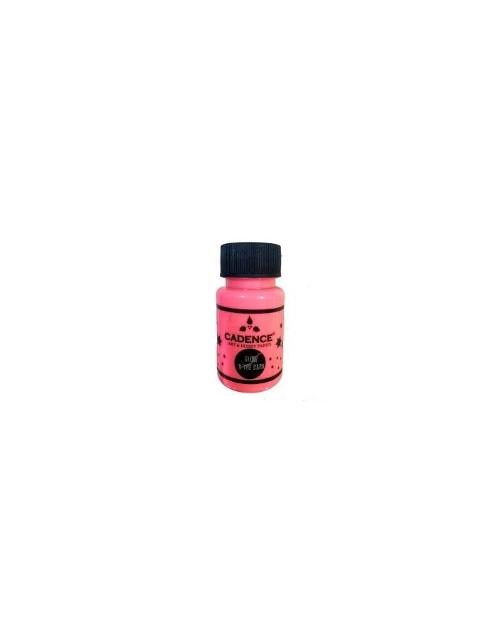 Glow İn Dark Karanlıkta Parlak Boya Pembe 50 ml. FB-008