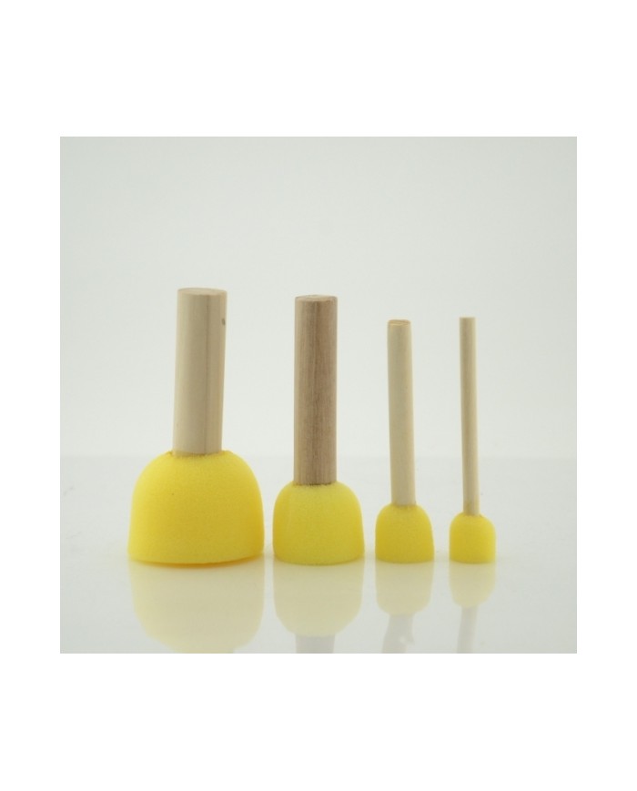 Ponpon Fırça Set 4'lü Ponpon Fırça Set 4'lü