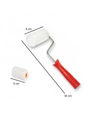 Rulo Sünger Fırça (5 cm)  Yedek Sünger Hediyeli Rulo Sünger Fırça (5 cm)  Yedek Sünger Hediyeli