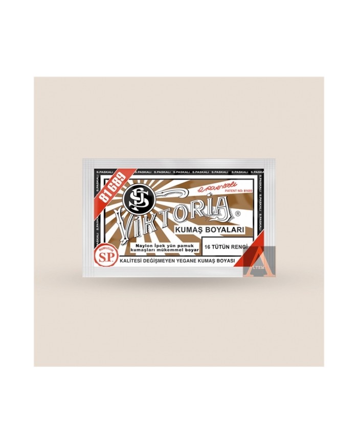 Toz Kumaş Boyası Tütün Rengi V-16