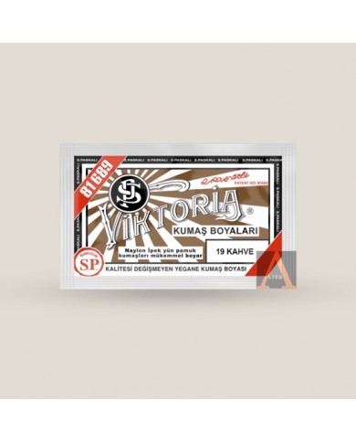 Toz Kumaş Boyası Kahve V-19