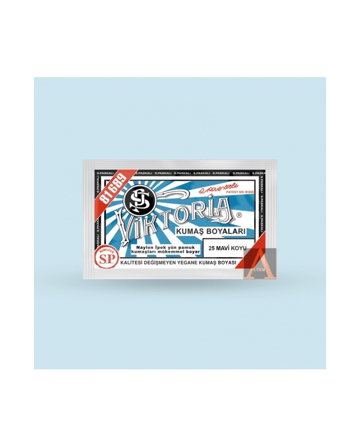 Toz Kumaş Boyası Koyu Mavi V-25