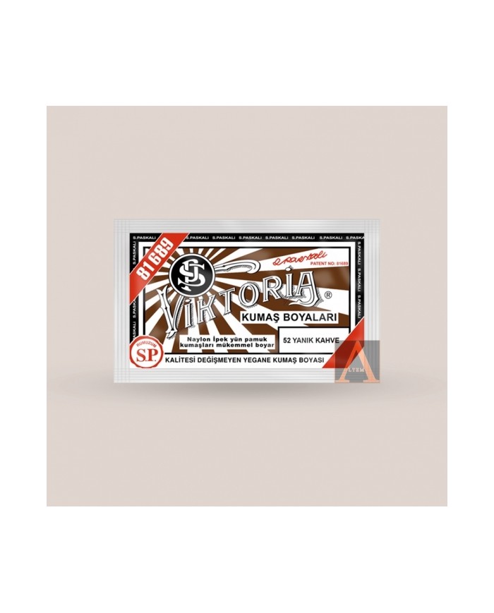 Toz Kumaş Boyası Yanık Kahve V-52