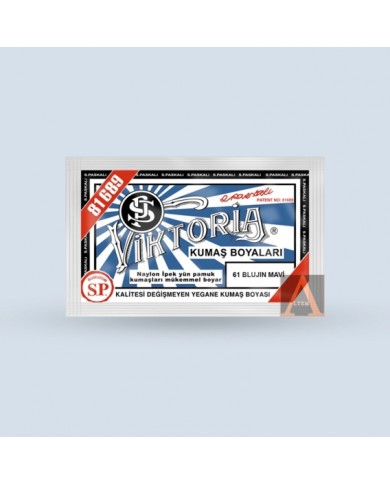 Toz Kumaş Boyası Blujin Mavi V-61