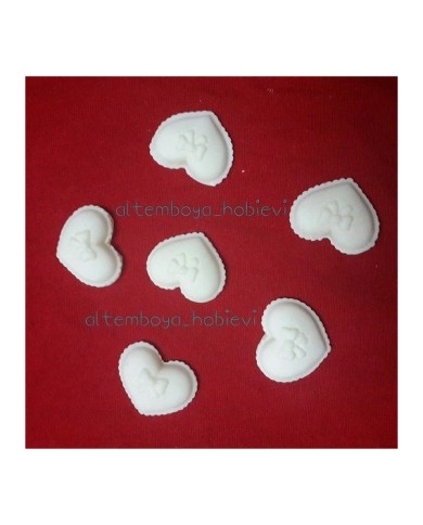 Minyatür Kalp Kaşık Süsü KS-4