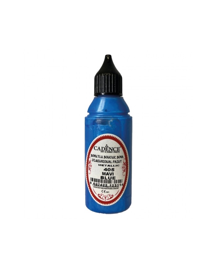 Boyutlu Boncuk Boya Mavi 50 ml B-405