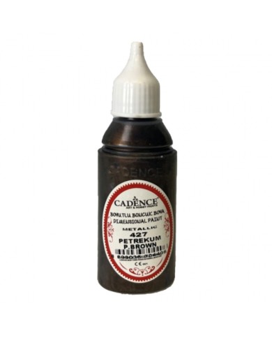 Boyutlu Boncuk Boya Petrol Kahve 50 ml B-427