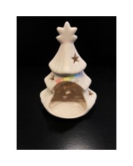 Seramik Çam Ağacı Mumluk 17 cm