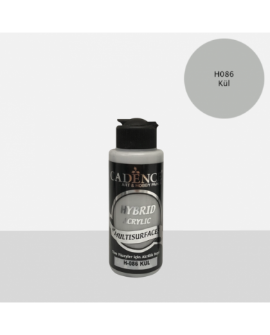 HYBRİT (MULTİ SURFACE) BOYA KÜL 120 ML H-086