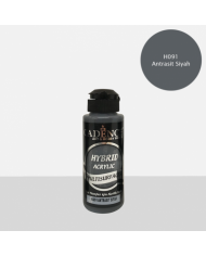 HYBRİT (MULTİ SURFACE) BOYA ANTRASİT SİYAH 120 ML H-091