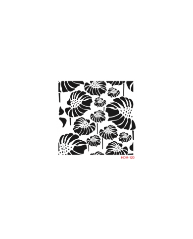 HOME DECOR MİDİ STENCİL 22*22 CM HDM-120