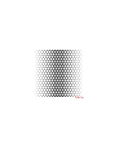 HOME DECOR MİDİ STENCİL 22*22 CM HDM-123
