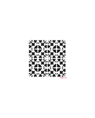 HOME DECOR MİDİ STENCİL 22*22 CM HDM-127