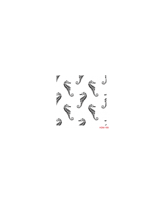HOME DECOR MİDİ STENCİL 22*22 CM HDM-169