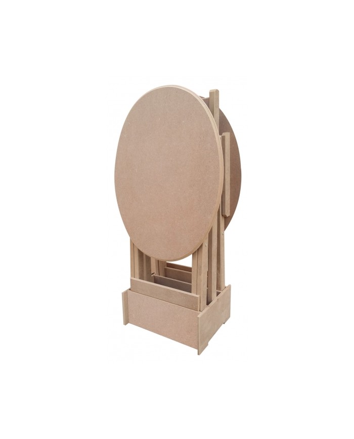 SP6 2'Lİ OVAL SEHPA AHŞAP OBJE