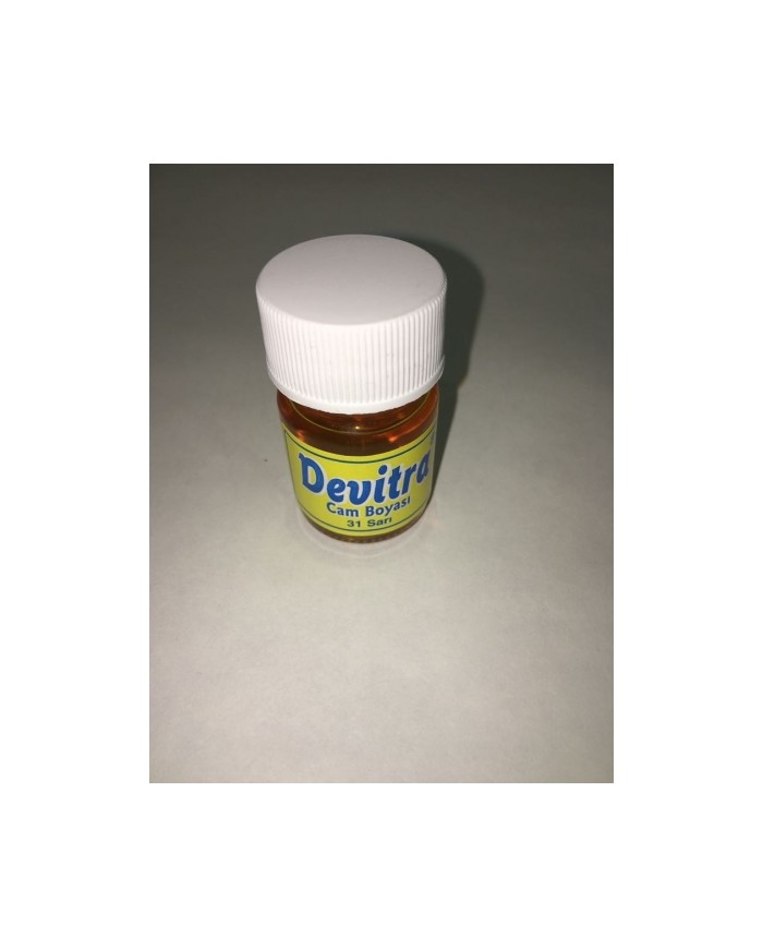 DEVİTRA CAM BOYASI SARI 20ml