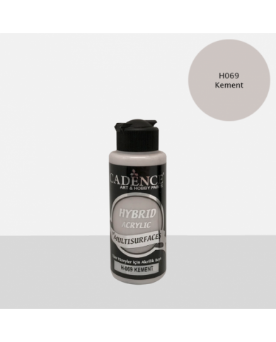 HYBRİT (MULTİ SURFACE) BOYA KEMENT 120 ML H-069