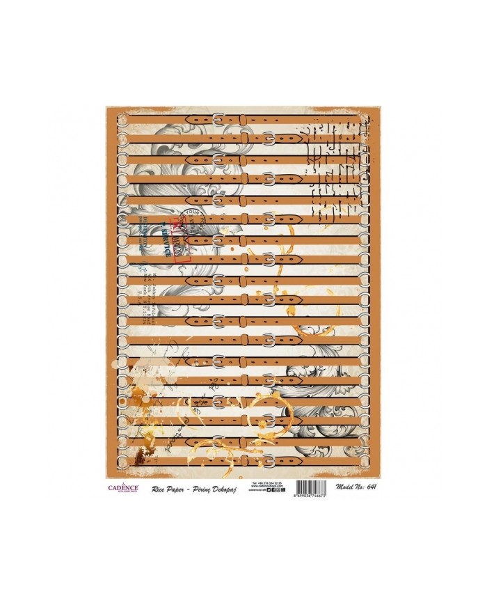 PİRİNÇ DEKOPAJ 29*42 CM MODEL 641