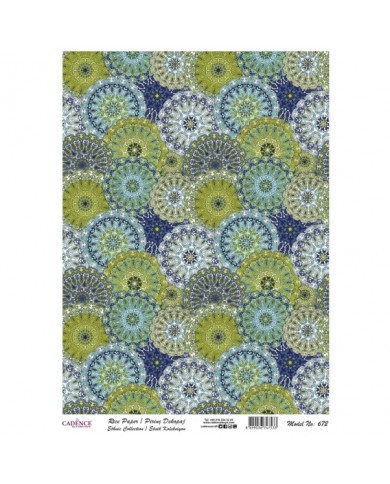 PİRİNÇ DEKOPAJ 29*42 CM MODEL 672