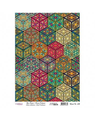 PİRİNÇ DEKOPAJ 29*42 CM MODEL 682