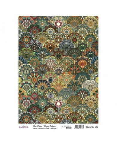 PİRİNÇ DEKOPAJ 29*42 CM MODEL 686