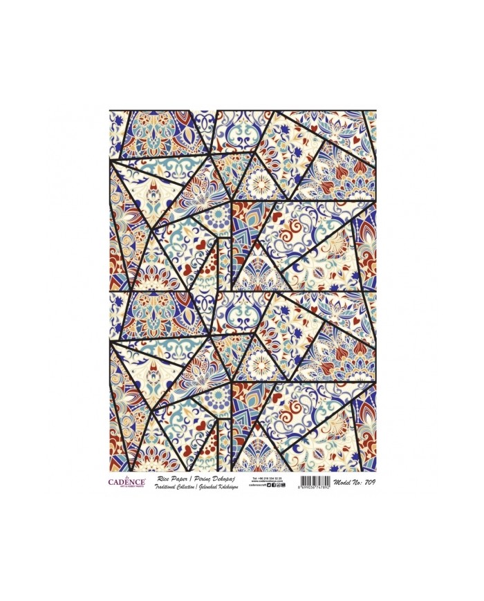 PİRİNÇ DEKOPAJ 29*42 CM MODEL 709