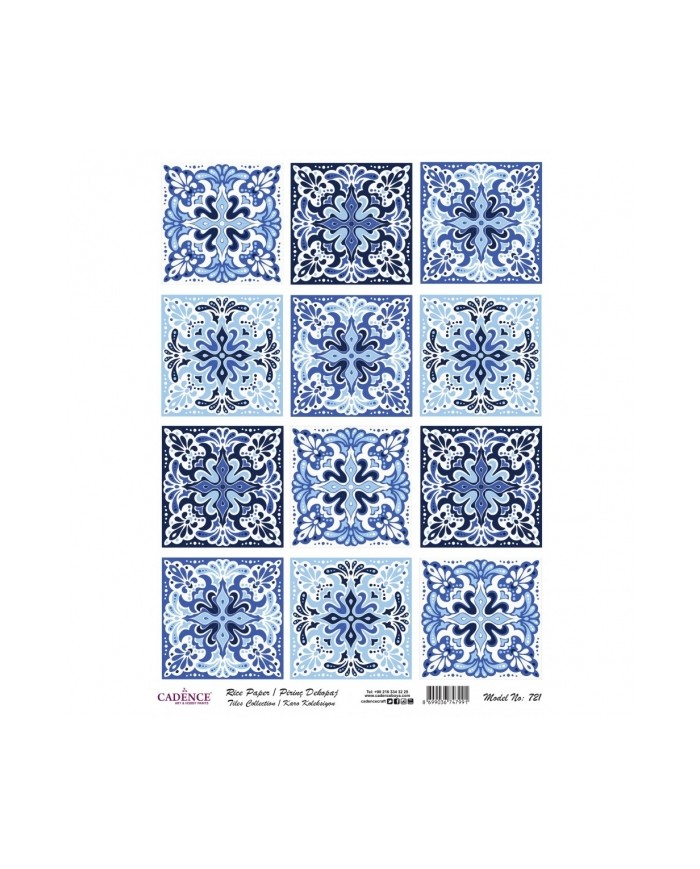 PİRİNÇ DEKOPAJ 29*42 CM MODEL 721