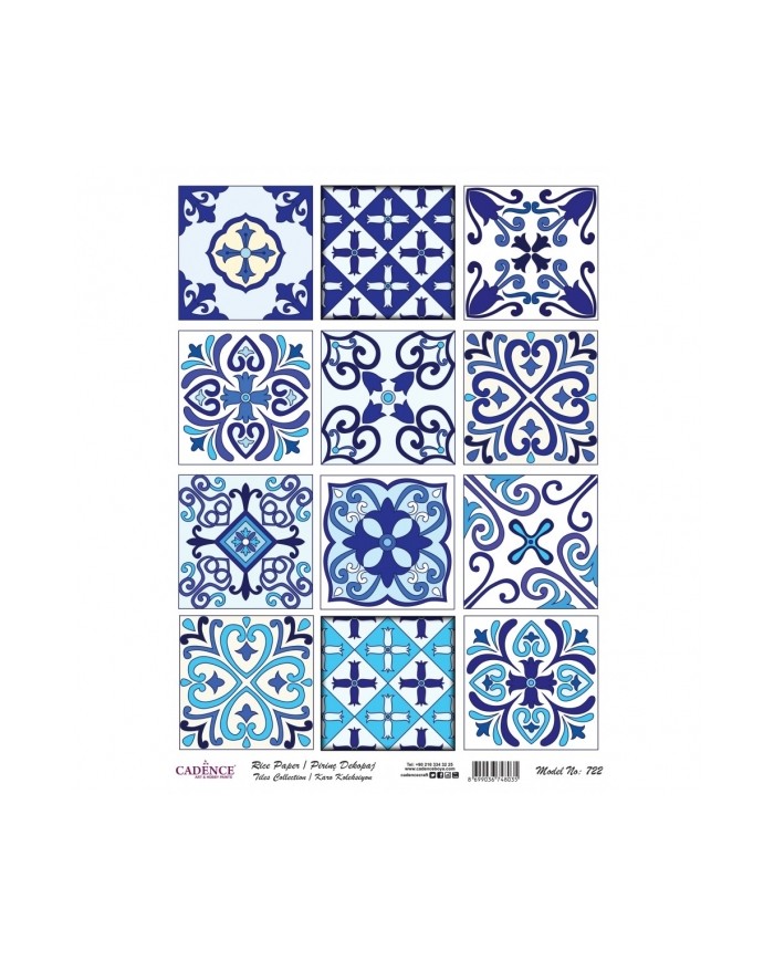 PİRİNÇ DEKOPAJ 29*42 CM MODEL 722