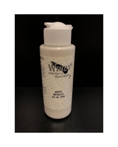 WİNDY METALİK BOYA - İNCİ BEYAZI 70 ML
