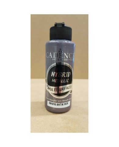 HYBRİD (MULTİSURFACE) METALİK BOYA  ANTİK MOR 120 ML HM-816