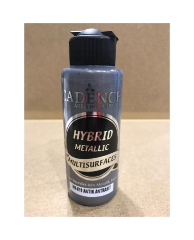 HYRBRİD (MULTİSURFACE) METALİK BOYA ANTİK ANTRASİT 120 ML HM-819