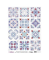 DESENLİ GÜMÜŞ VARAK PİRİNÇ DEKOPAJ 30*42 CM MODEL 051