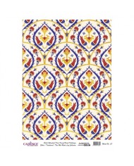 DESENLİ ALTIN VARAK PİRİNÇ DEKOPAJ 30*42 CM MODEL 037