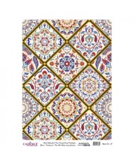 DESENLİ ALTIN VARAK PİRİNÇ DEKOPAJ 30*42 CM MODEL 038