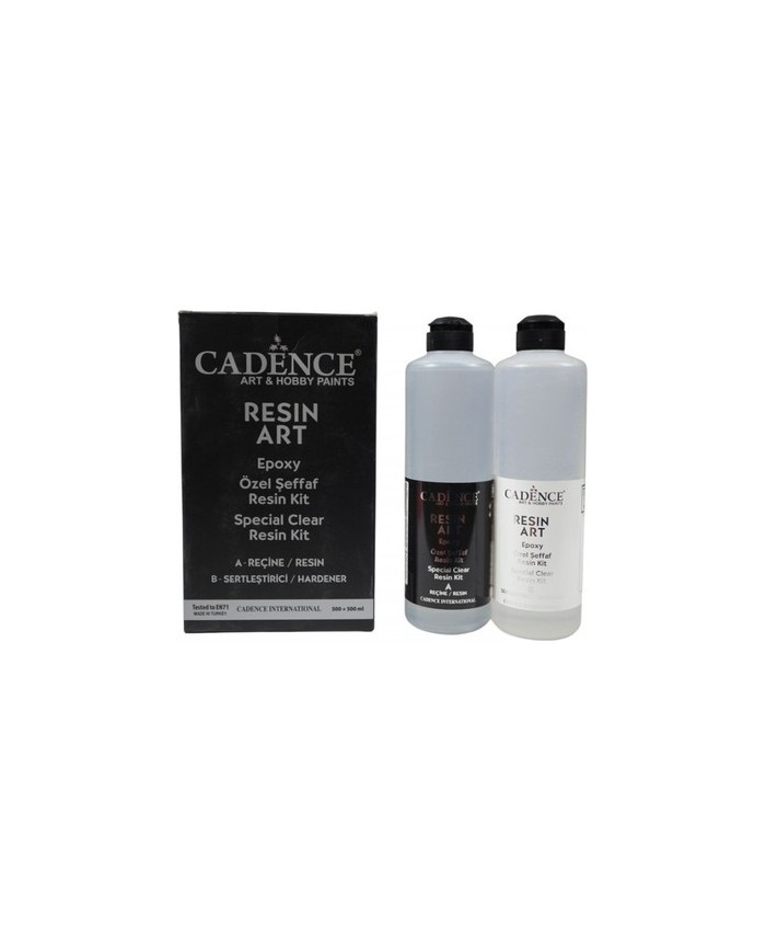 CADENCE RESİN ART ŞEFFAF EPOKSİ 500ML TAKIM