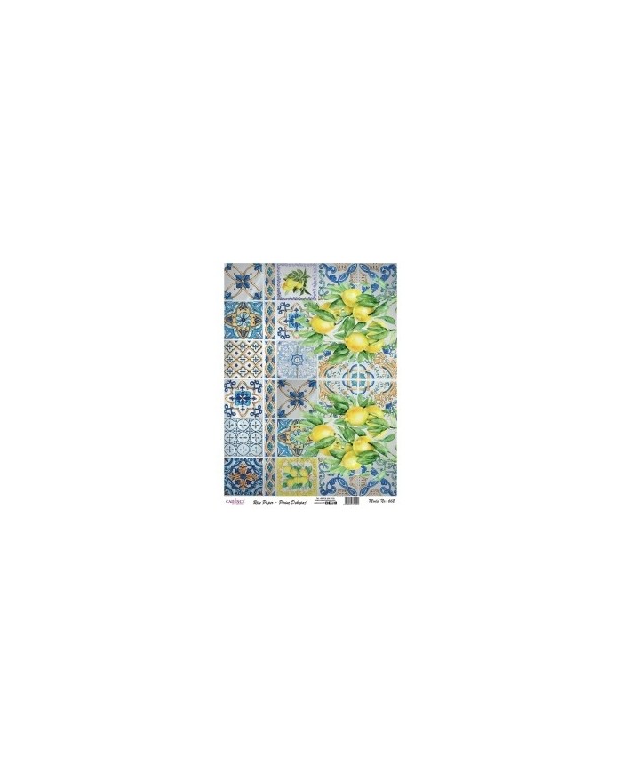PİRİNÇ DEKOPAJ 29*42 CM MODEL 662