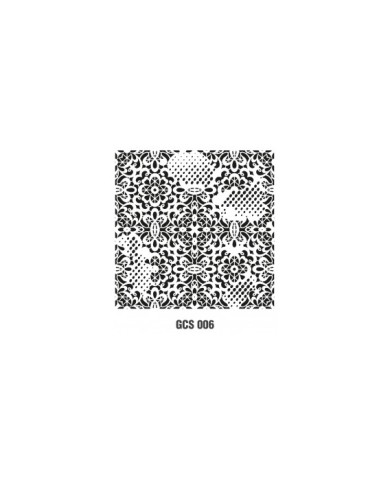 GRUNGE STENCIL 45*45 CM GCS 006