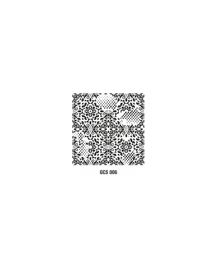 GRUNGE STENCIL 45*45 CM GCS 006
