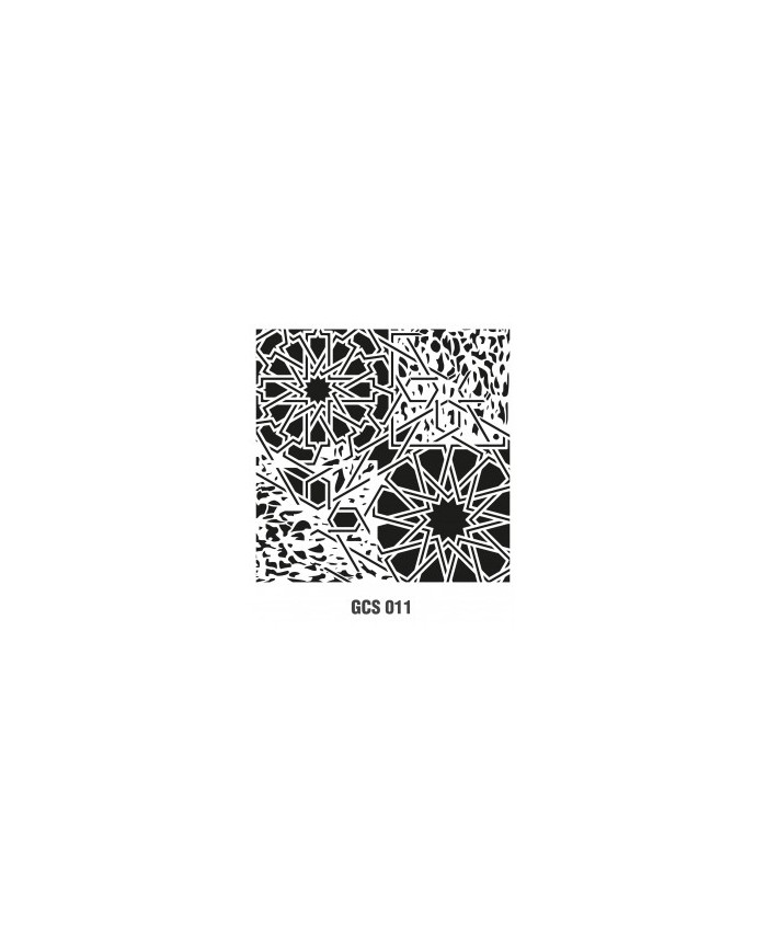 GRUNGE STENCIL 45*45 CM GCS 011