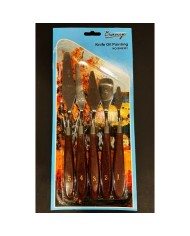 5'Lİ  METAL SPATULA SETİ