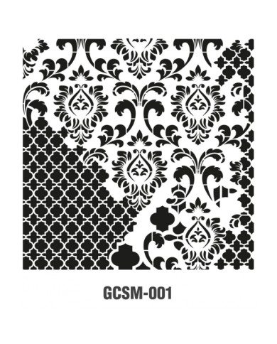 GRUNGE STENCIL MİNİ GCSM-001 25X25