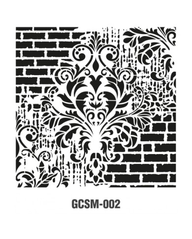 GRUNGE STENCIL MİNİ GCSM-002 25X25